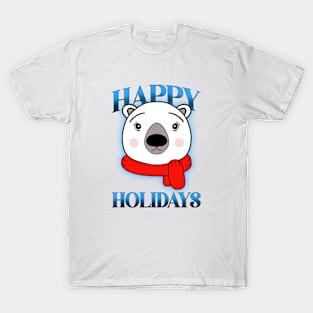 Happy Holidays Bear T-Shirt